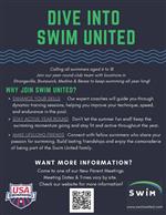 Swim United Swim Club Information Flyer Image